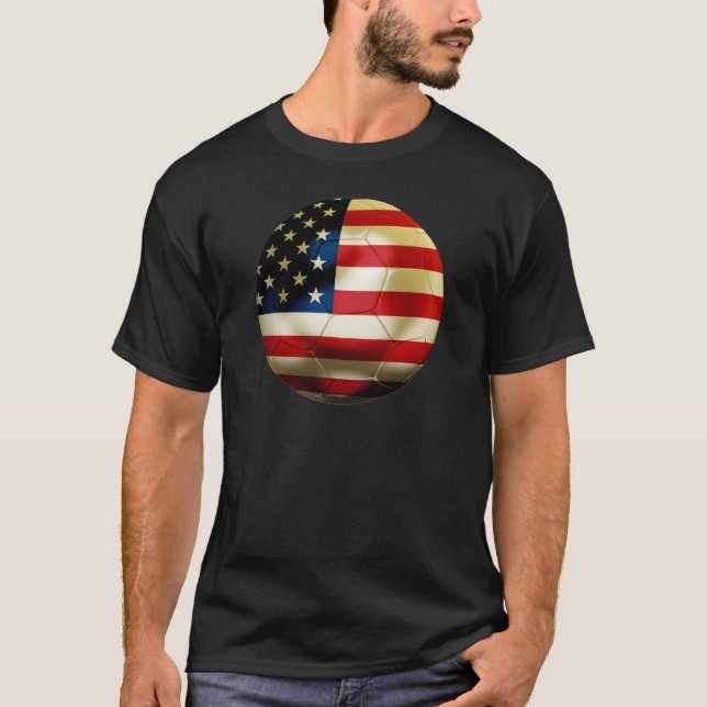 USA-Fußball T-Shirt (Vorderseite)