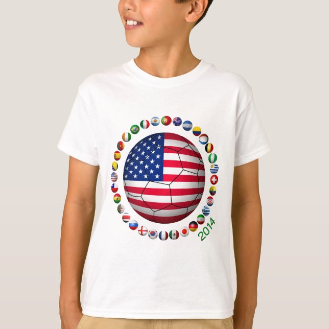 USA-Fußball T-Shirt (Vorderseite)