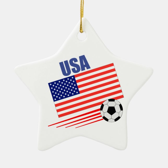 USA-Fußball-Team Keramikornament (Vorne)