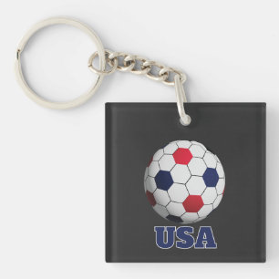 USA Fußball-Wurfkissen Schlüsselanhänger