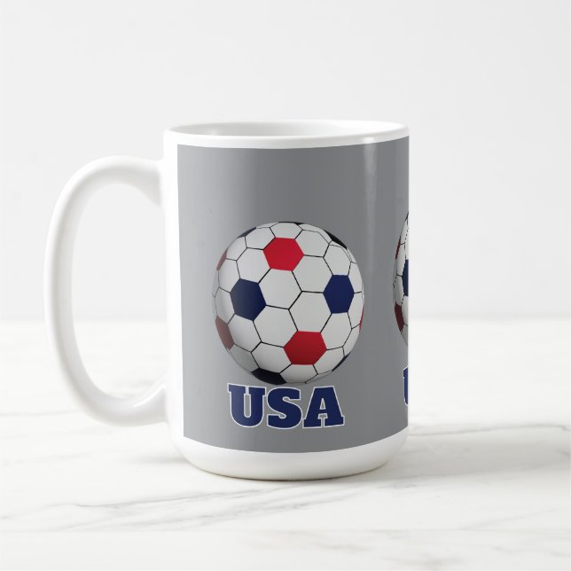 USA Fußballtrikot Kaffeetasse (Links)