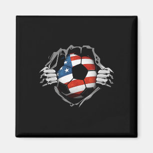 Usa Fußballtrikot Us Support Magnet