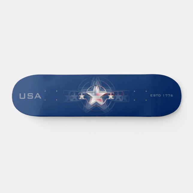 USA GEGR. 1776 SKATEBOARD (Horizontal)