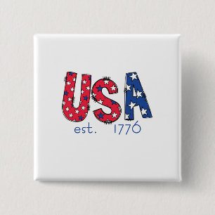 USA Gegründet 1776 Amerikanisches 250-jähriges Jub Button