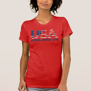 USA gegründet 1776 T-Shirt