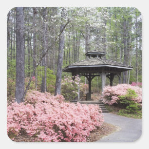 USA, Georgia, Pine Mountain. Ein Pavillon unter Quadratischer Aufkleber