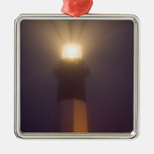 USA; Georgia; Savannah. Tybee Island Leuchtturm Ornament Aus Metall