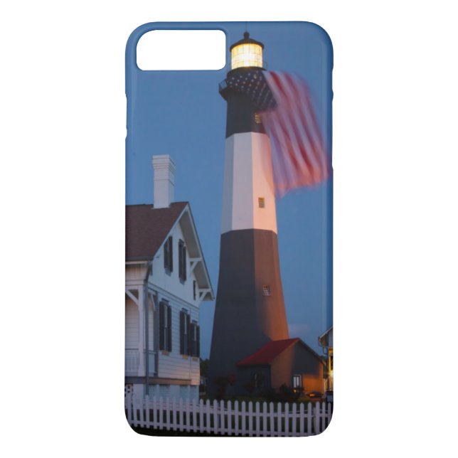 USA, Georgia, Tybee Insel, Flaggen-Fliegen Case-Mate iPhone Hülle (Rückseite)