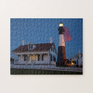 USA, Georgia, Tybee Island, Flagge Hissen Puzzle