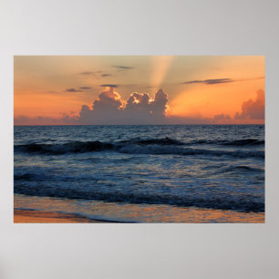 USA, Georgia, Tybee Island, Tybee Island Strand Poster