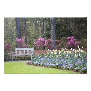 USA, Georgien, Pine Mountain. Eine Grenze von Fotodruck