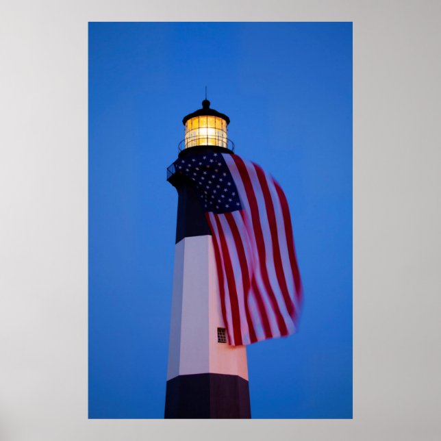 USA, Georgien, Tybee Island, Flagge 2 Poster (Vorne)