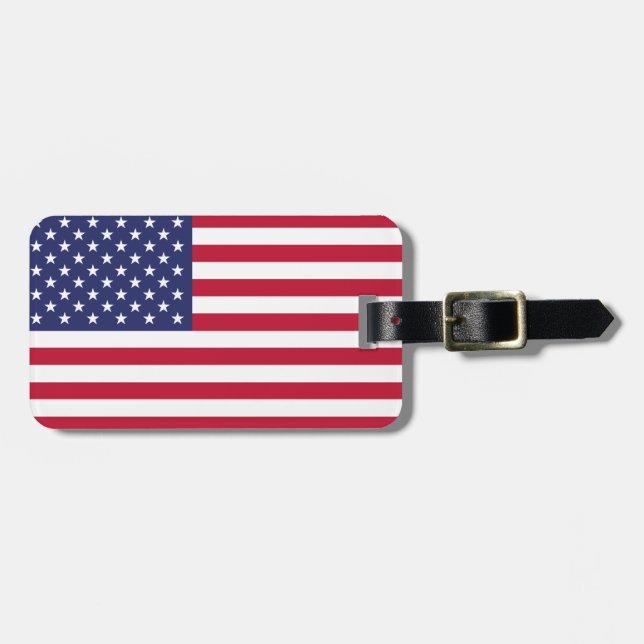 USA GEPÄCKANHÄNGER (Vorderseite horizontal)