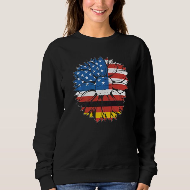 USA Germany Flag German American Von Steuben Day   Sweatshirt (Vorderseite)
