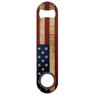 USA/gerundete Flagge Speedflaschenöffner