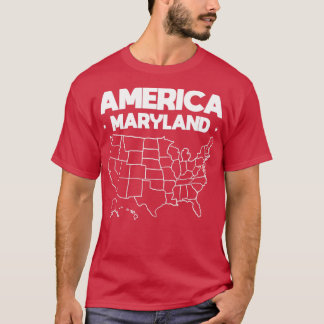 USA-Geschenk Maryland Staat T-Shirt