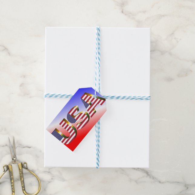 USA GESCHENKANHÄNGER (Mit Garn)