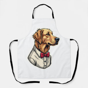 USA Golden Retriever Vintage Patriotisches Hundesh Schürze