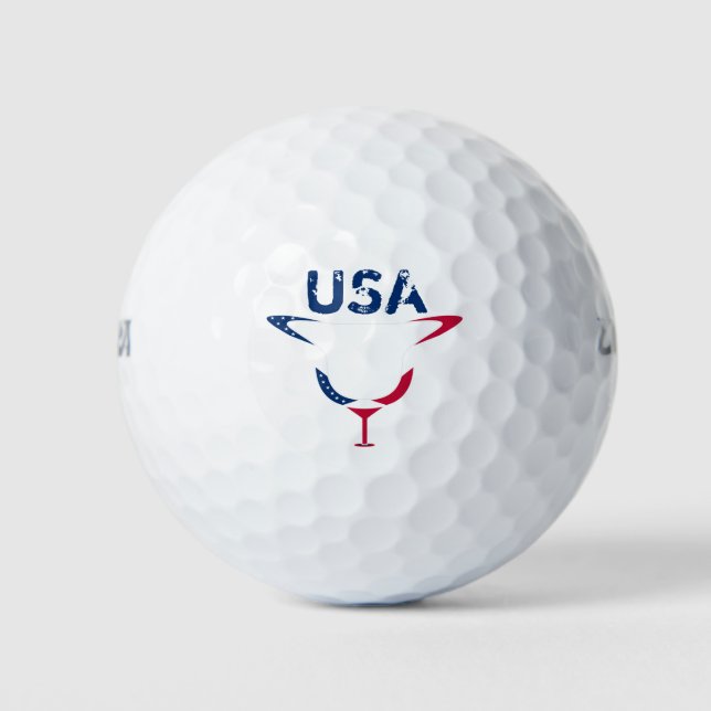 USA Golf Ball (Vorderseite)