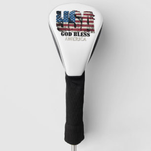 USA Gott segne Amerika Golf Headcover