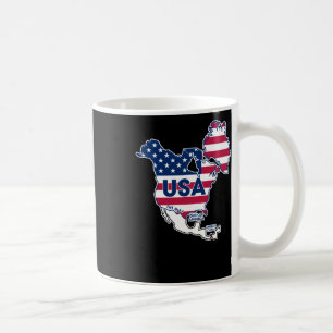 USA = Grönland + Kanada + Golf + Kanal Kaffeetasse