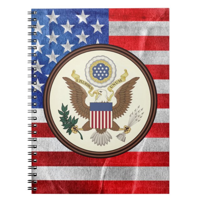 usa großartiges Siegel Notebook Notizblock (Vorderseite)