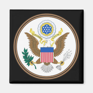 USA großes Siegel Magnet