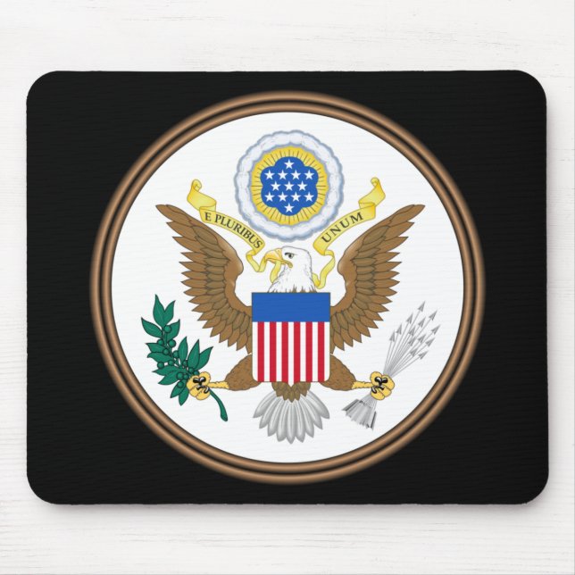 usa großes Siegel Mousepad (Vorne)