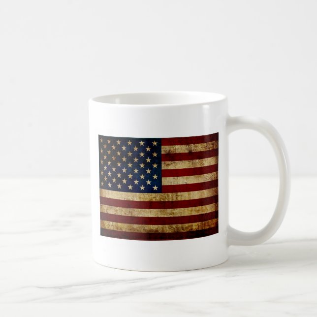 USA / Grunge Tasse (Rechts)