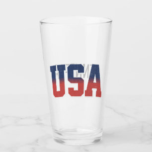 USA Grunge Text Design Glas