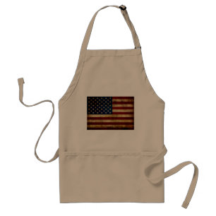 USA / Grunged Flagge Schürze