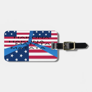 USA HAKUNA MATATA GEPÄCKANHÄNGER