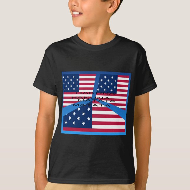 USA HAKUNA MATATA T-Shirt (Vorderseite)