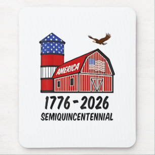 USA Halbjahrhundertealter 250 Jahre 1776-2026 Mousepad