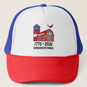 USA Halbjahrhundertealter 250 Jahre 1776-2026 Truckerkappe