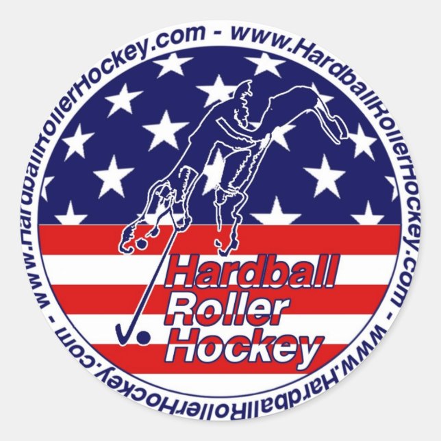 USA Hardball Roller Hockey Sticker (Vorderseite)