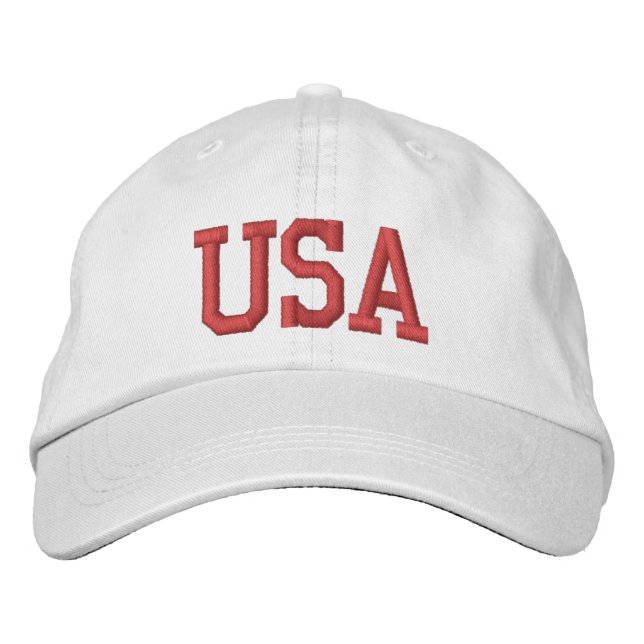 USA HAT CAP USA BESTICKTE BASEBALLKAPPE (Vorderseite)