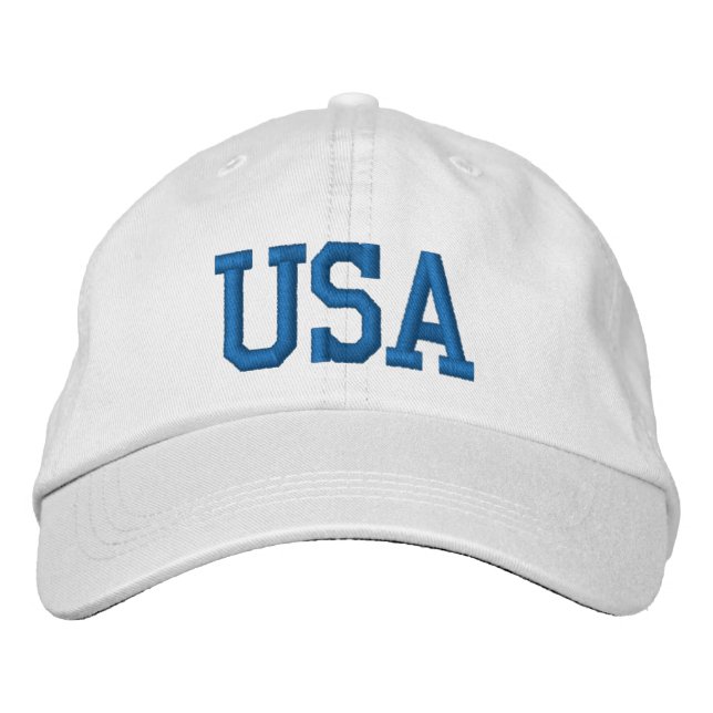 USA HAT CAP USA BESTICKTE BASEBALLKAPPE (Vorderseite)