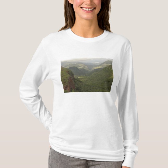 USA, Hawaii, Kauai, Canyon übersehen. (RF) T-Shirt (Vorderseite)