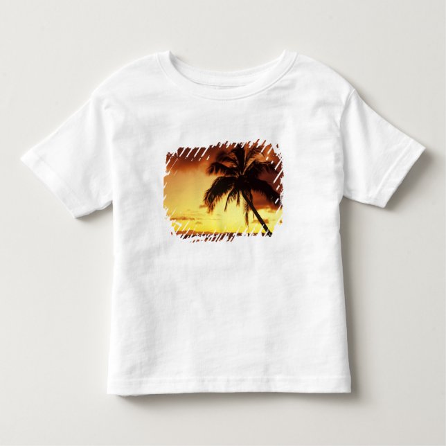 USA, Hawaii, Maui, farbiger Sonnenuntergang in ein Kleinkind T-shirt (Vorderseite)