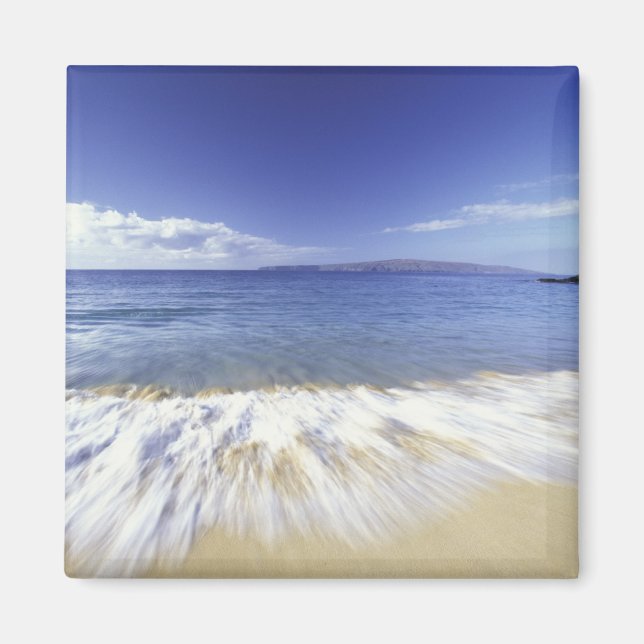 USA, Hawaii, Maui, Surf nach Makena Magnet (Vorne)