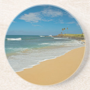 USA, Hawaii, Molokai-Insel, Three Mile Beach Sandstein Untersetzer