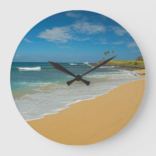 USA, Hawaii, Molokai Island, Three Mile Beach Große Wanduhr