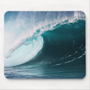 USA, Hawaii, Oahu, Große Wellen Mousepad
