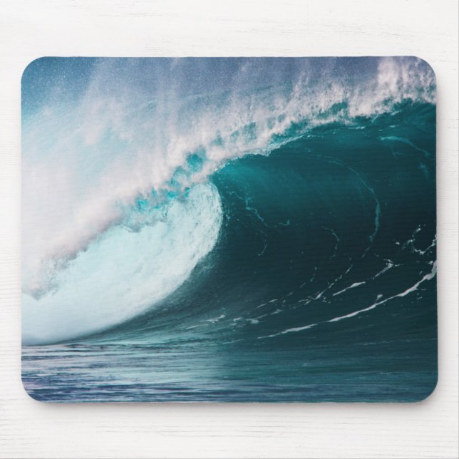 USA, Hawaii, Oahu, Große Wellen Mousepad (Vorne)