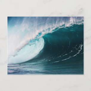 USA, Hawaii, Oahu, Große Wellen Postkarte