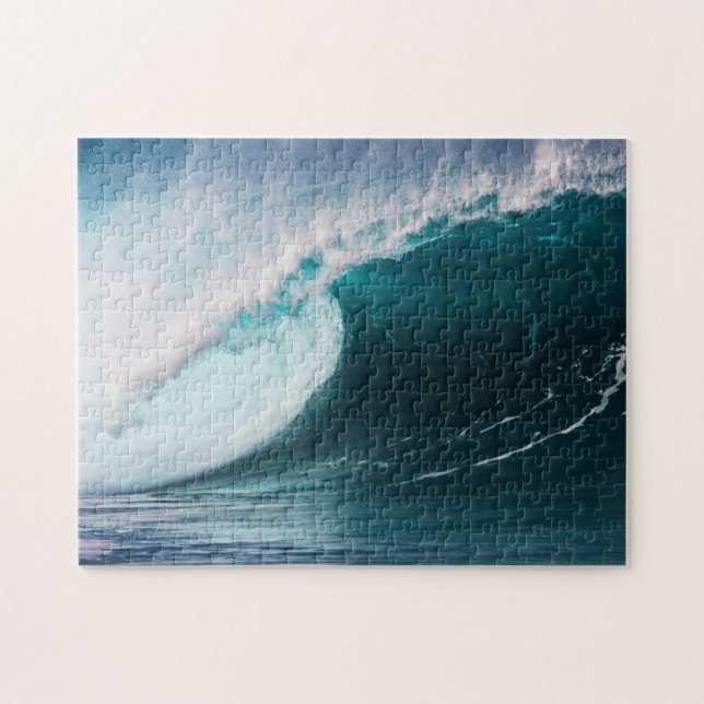 USA, Hawaii, Oahu, Große Wellen Puzzle (Horizontal)