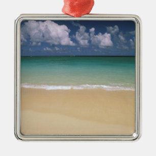 USA, Hawaii. Strand Szene Silbernes Ornament