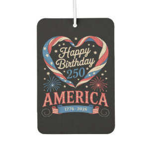 USA Herzen 1776 2026 Juli 250. Geburtstag USA Autolufterfrischer