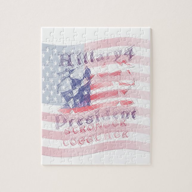 USA Hillary 4 President Puzzle (Vertikal)